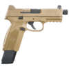 FN 509 TACTICAL 9MM LUGER 1-17RD 1-24RD NS FDE/FDE - Image 4
