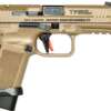 CANIK TP9 ELITE COMBAT FDE 9MM THREADED BARREL 15RD MAG - Image 3