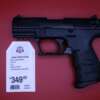 Walther, P22Q, Double Action/Single Action, Semi-automatic, Polymer Frame Pistol, Compact, 22LR, 3.4" Barrel, Black, 3 Dot Polymer Sights, 10 Rounds, 2 Magazines - Image 2
