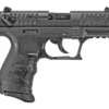 Walther, P22Q, Double Action/Single Action, Semi-automatic, Polymer Frame Pistol, Compact, 22LR, 3.4" Barrel, Black, 3 Dot Polymer Sights, 10 Rounds, 2 Magazines