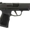 Sig Sauer, P365XL, Striker Fired, Semi-automatic, Polymer Frame Pistol, Sub-Compact, 9mm, 3.7" Barrel, Polymer Frame, Nitron Finish, Black, XRAY3 Day/Night Sights, Manual Thumb Safety, Optics Ready, 12 Rounds, 2 Magazines